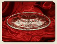 Antique Crystal Candy Dish  Signed by Tuthill